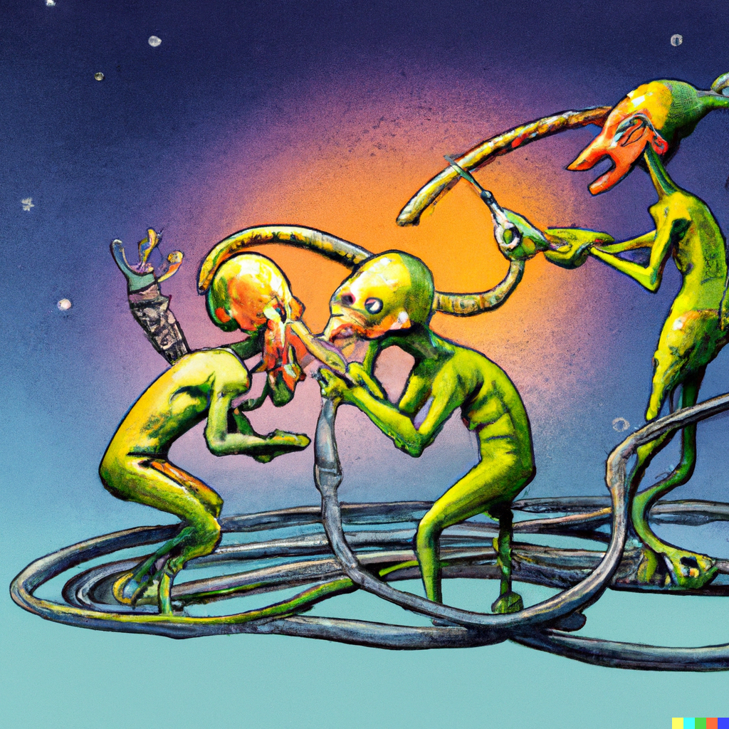 Making Cables in Outer Space
